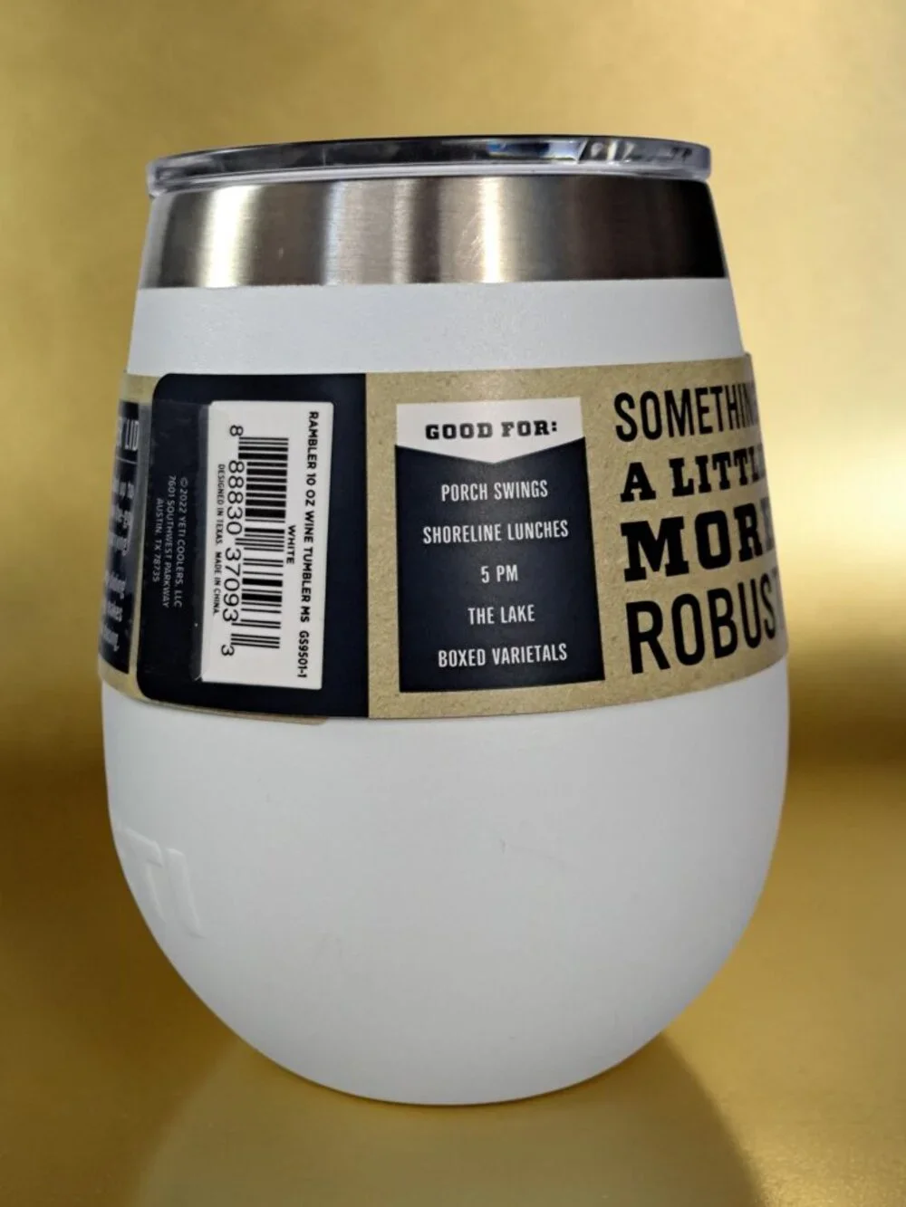 YETI RAMBLER® 10 OZ WINE TUMBLER WITH MAGSLIDER™ LID - New with tags